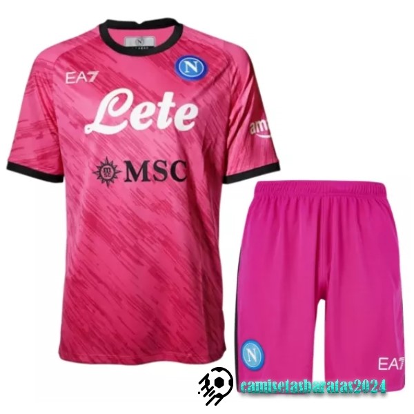 Replicas Portero Conjunto De Hombre Napoli 2022 2023 Rosa