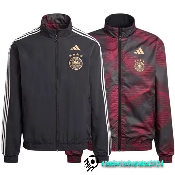 Replicas Rompevientos Alemania 2022 Negro Rojo