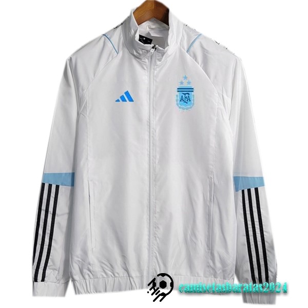 Replicas Rompevientos Argentina 2023 Blanco Azul