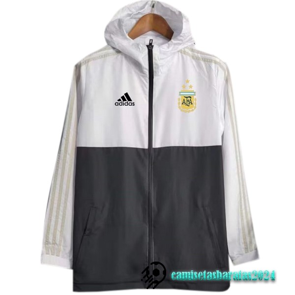 Replicas Rompevientos Argentina 2023 Blanco Negro