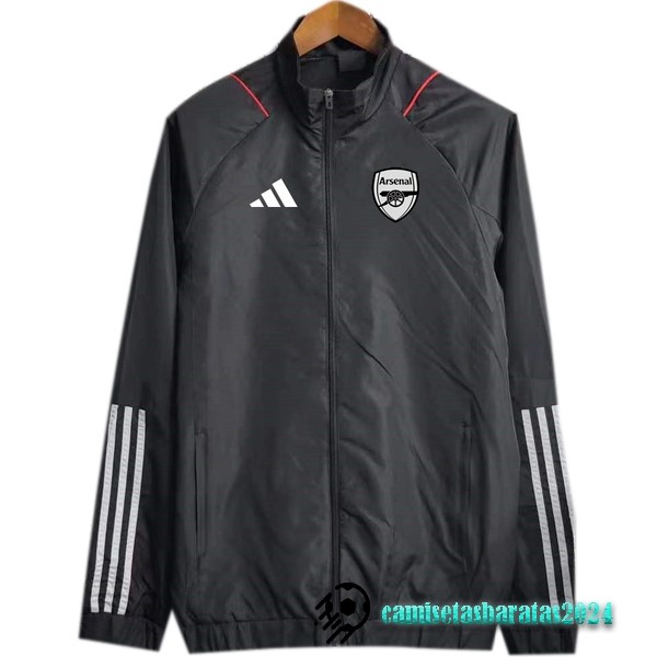 Replicas Rompevientos Arsenal 2023 2024 Negro