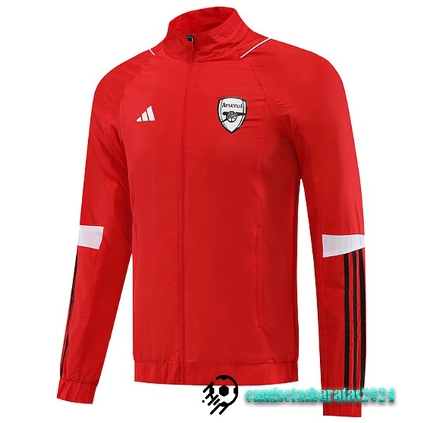 Replicas Rompevientos Arsenal 2023 2024 Rojo Blanco