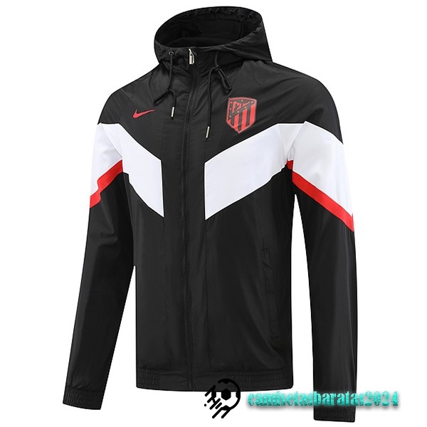 Replicas Rompevientos Atlético Madrid 2022 2023 Negro Blanco