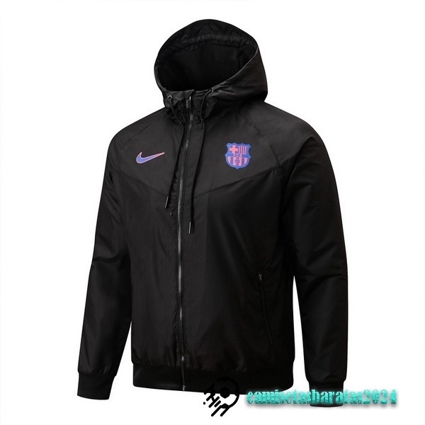 Replicas Rompevientos Barcelona 2022 2023 Negro Purpura