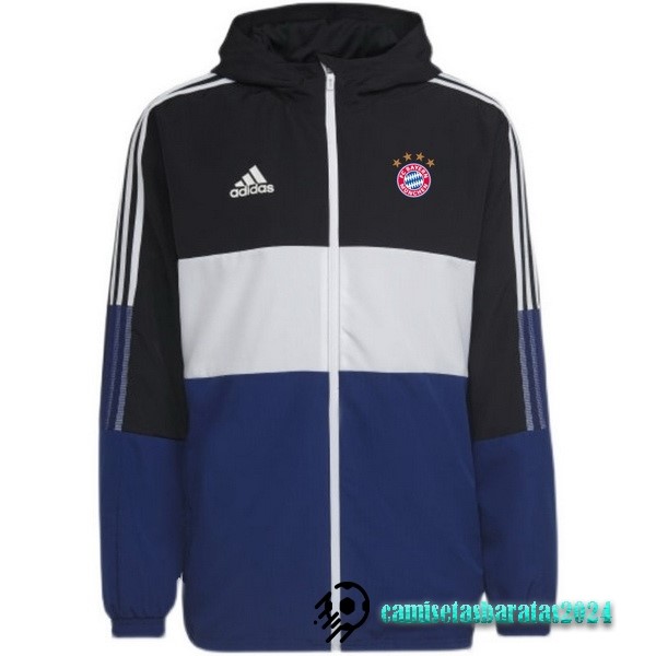 Replicas Rompevientos Bayern Múnich 2022 2023 Negro Blanco Azul