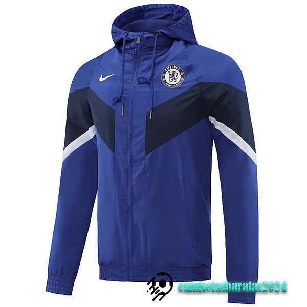 Replicas Rompevientos Chelsea 2022 2023 Azul Negro