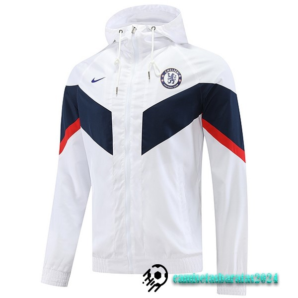 Replicas Rompevientos Chelsea 2022 2023 Blanco Negro