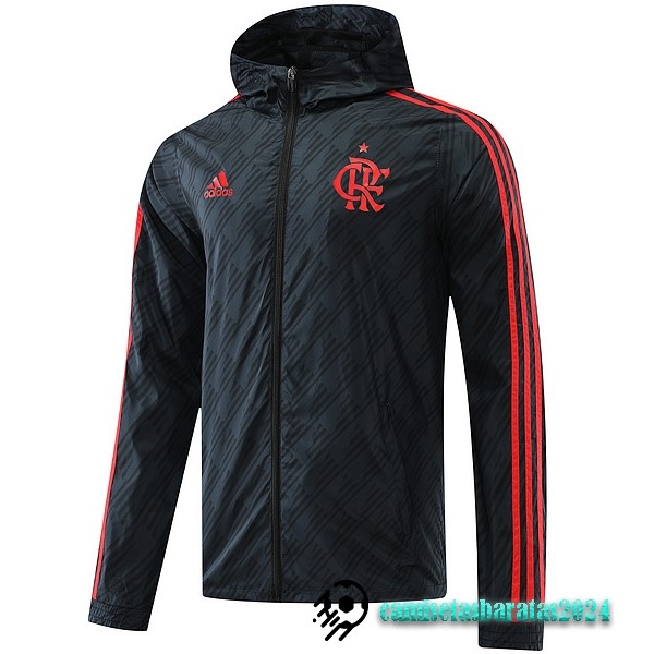 Replicas Rompevientos Flamengo 2022 2023 Negro Rojo