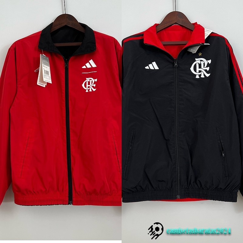 Replicas Rompevientos Flamengo 2023 2024 Rojo I Negro