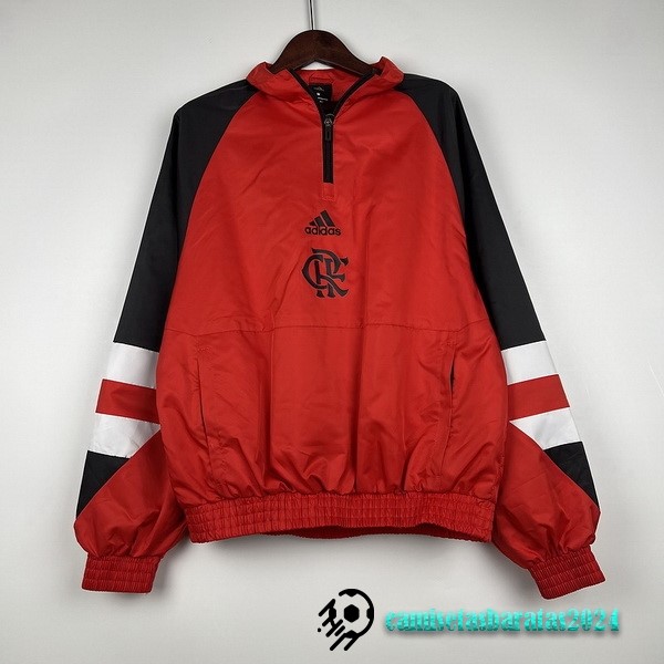 Replicas Rompevientos Flamengo 2023 2024 Rojo Negro