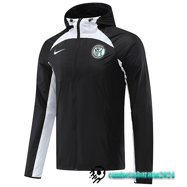 Replicas Rompevientos Inter Milán 2022 2023 Negro Blanco