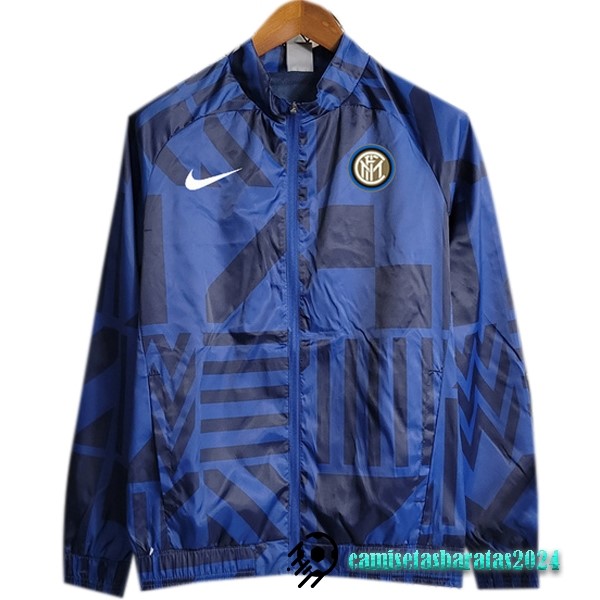 Replicas Rompevientos Inter Milán 2023 2024 Azul Marino