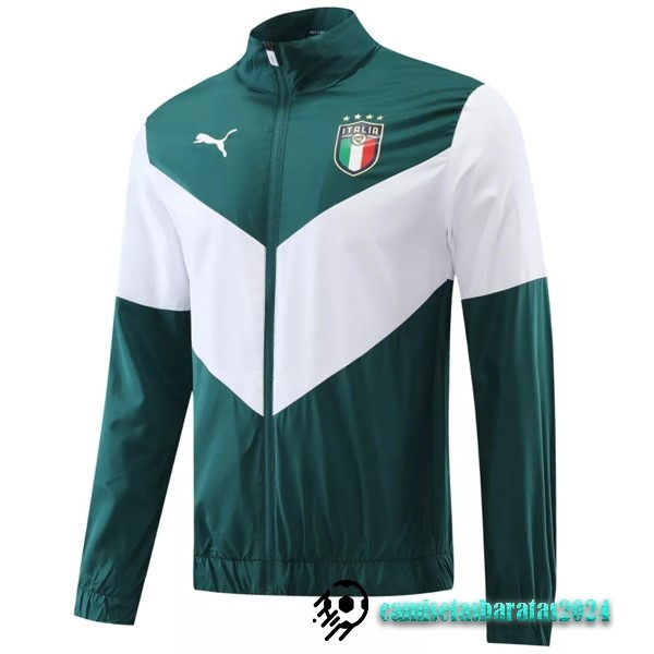 Replicas Rompevientos Italia 2022 Verde Blanco