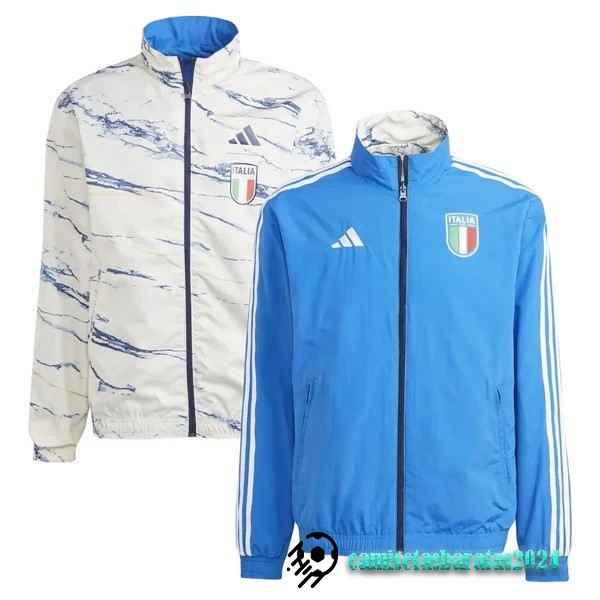 Replicas Rompevientos Italia 2023 Azul Blanco