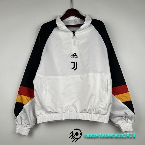 Replicas Rompevientos Juventus 2023 2024 Blanco II Negro