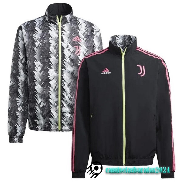 Replicas Rompevientos Juventus 2023 2024 Negro Blanco