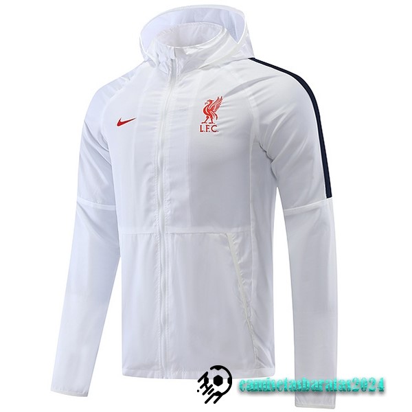 Replicas Rompevientos Liverpool 2022 2023 Blanco