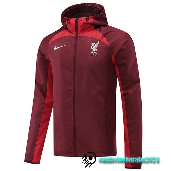 Replicas Rompevientos Liverpool 2022 2023 Rojo Marino