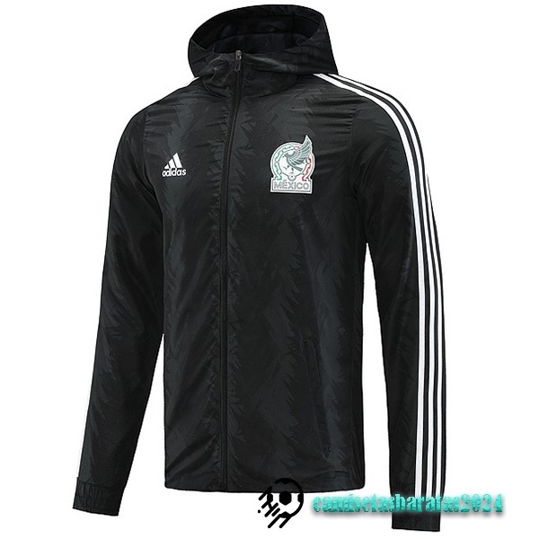 Replicas Rompevientos México 2022 Negro Blanco