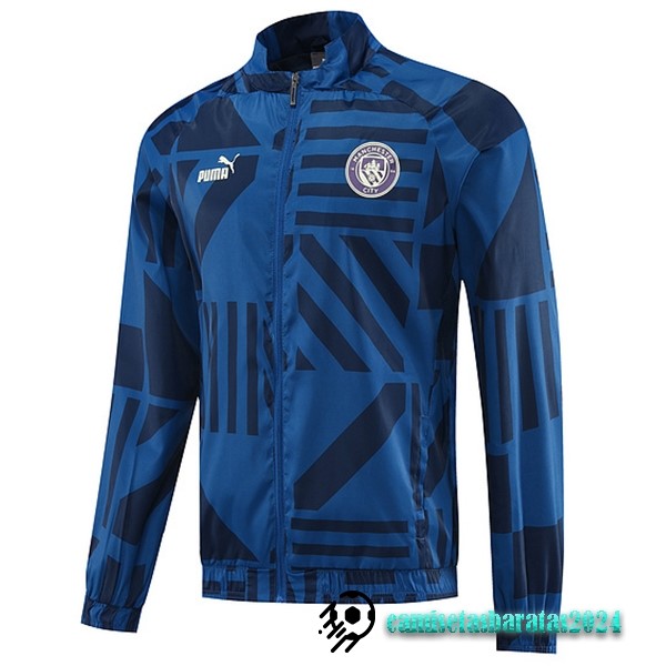 Replicas Rompevientos Manchester City 2023 2024 Azul