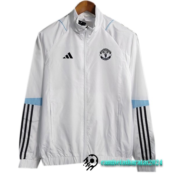 Replicas Rompevientos Manchester United 2023 2024 Blanco