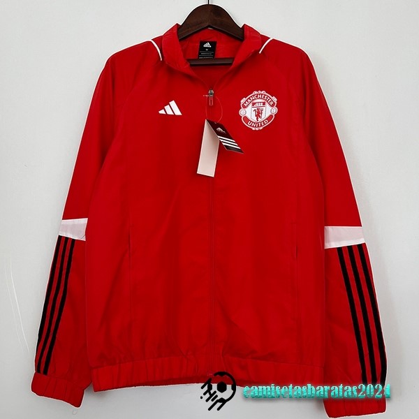 Replicas Rompevientos Manchester United 2023 2024 Rojo