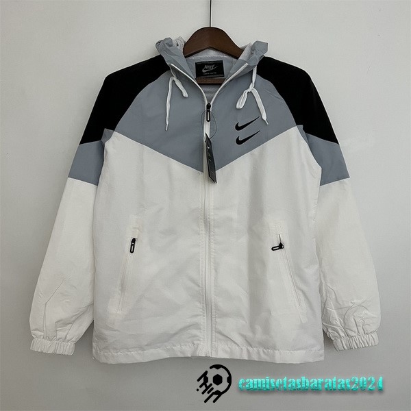 Replicas Rompevientos Nike 2023 2024 Gris Blanco