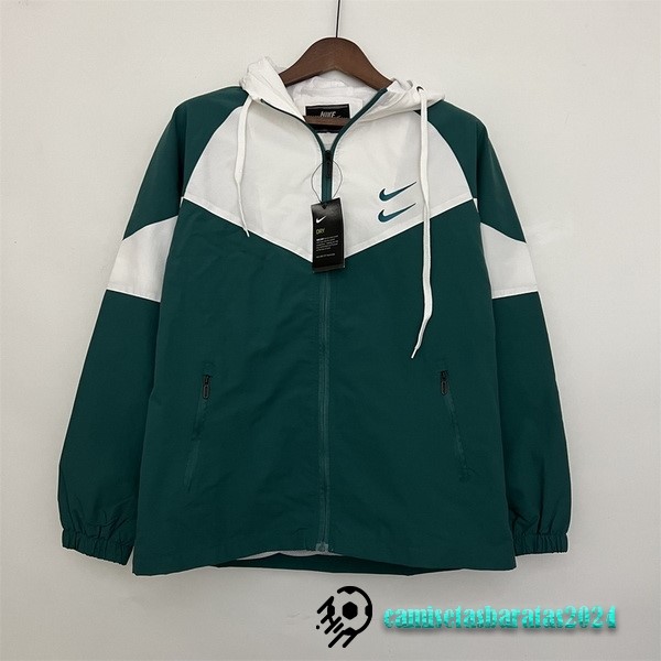 Replicas Rompevientos Nike 2023 2024 Verde Blanco