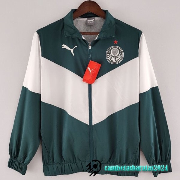 Replicas Rompevientos Palmeiras 2022 2023 Verde Blanco