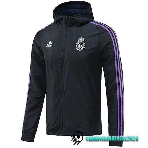 Replicas Rompevientos Real Madrid 2022 2023 Negro Purpura