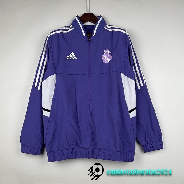 Replicas Rompevientos Real Madrid 2023 2024 Purpura Blanco