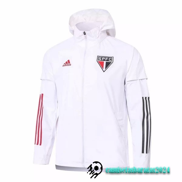 Replicas Rompevientos São Paulo 2020 2021 Blanco