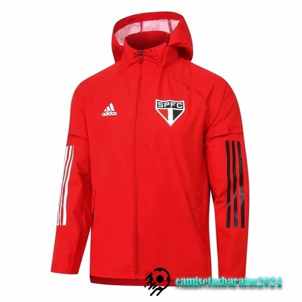 Replicas Rompevientos São Paulo 2020 2021 Rojo