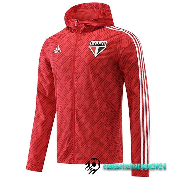 Replicas Rompevientos São Paulo 2022 2023 Rojo