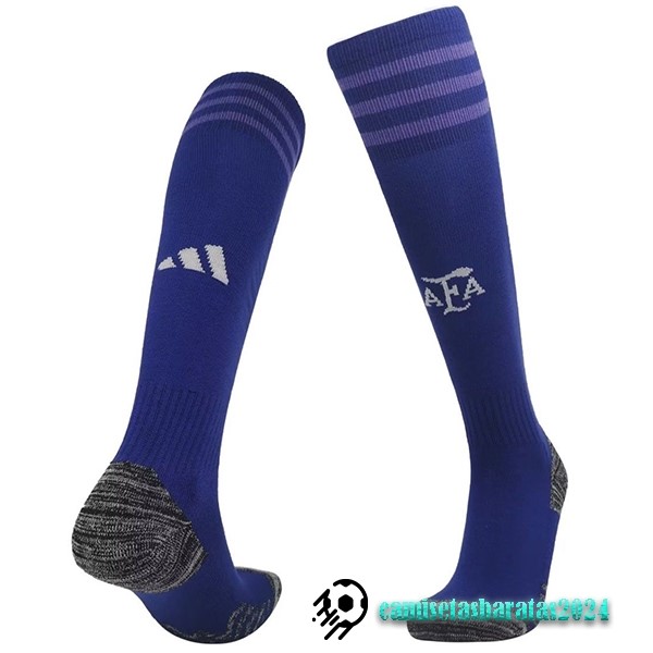 Replicas Segunda Calcetines Argentina 2022 Purpura