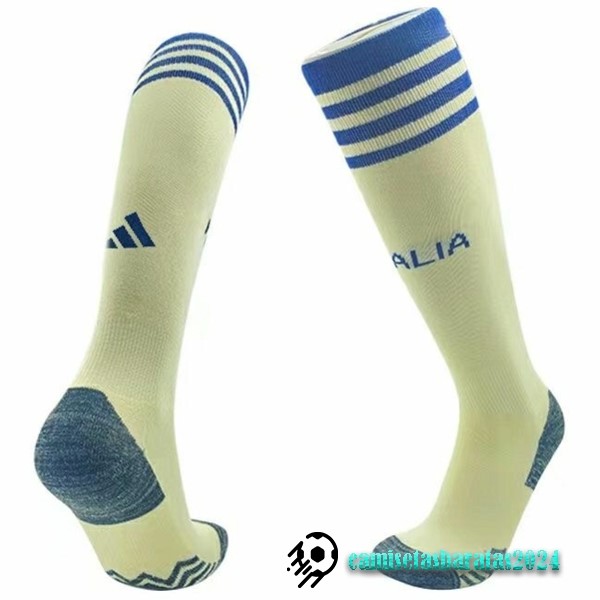 Replicas Segunda Calcetines Italia 2023 Blanco