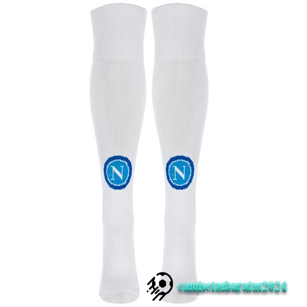 Replicas Segunda Calcetines Napoli 2023 2024 Blanco