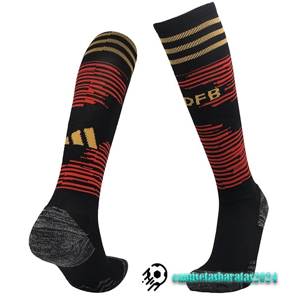 Replicas Segunda Calcetines Niños Alemania 2022 Rojo