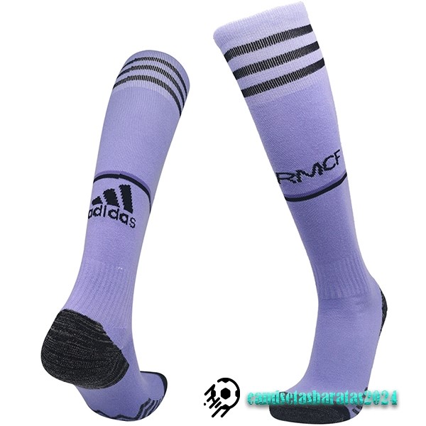 Replicas Segunda Calcetines Real Madrid 2022 2023 Purpura