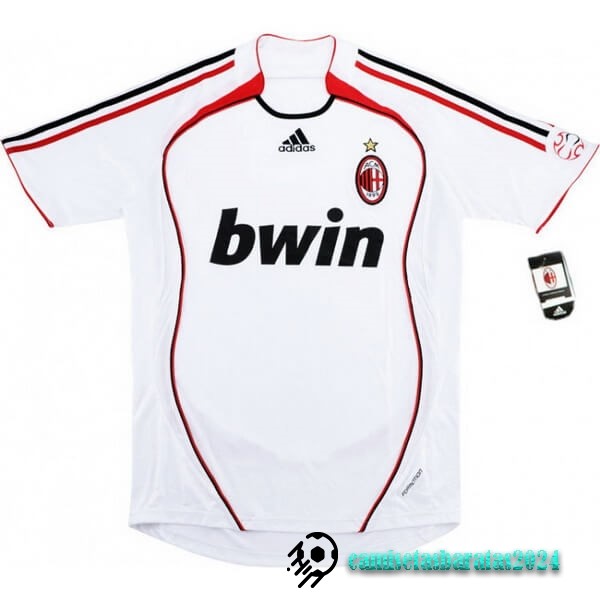 Replicas Segunda Camiseta AC Milan Retro 2006 2007 Blanco