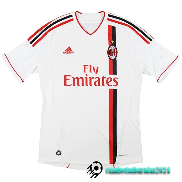 Replicas Segunda Camiseta AC Milan Retro 2011 2012 Blanco