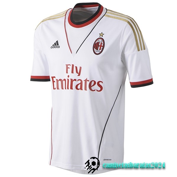 Replicas Segunda Camiseta AC Milan Retro 2013 2014 Blanco