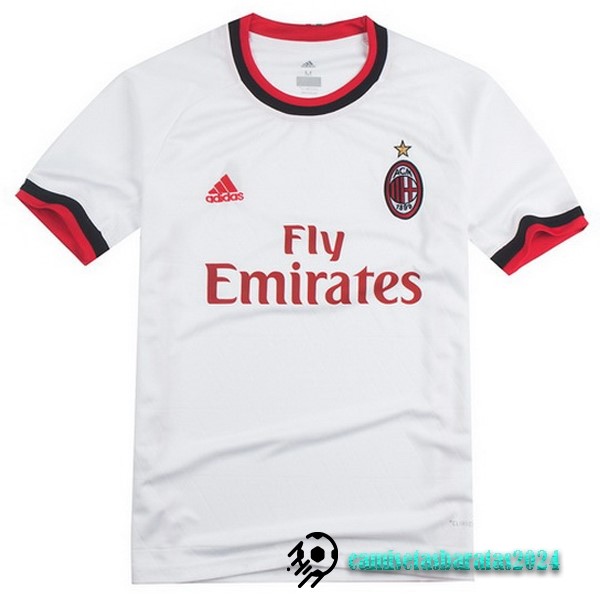 Replicas Segunda Camiseta AC Milan Retro 2017 2018 Blanco