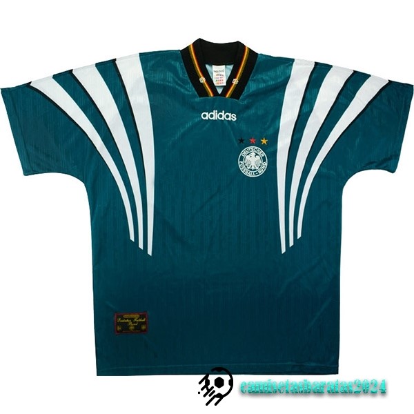 Replicas Segunda Camiseta Alemania Retro 1996 Verde