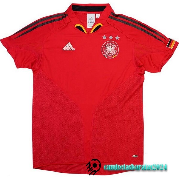 Replicas Segunda Camiseta Alemania Retro 2004 2006 Rojo