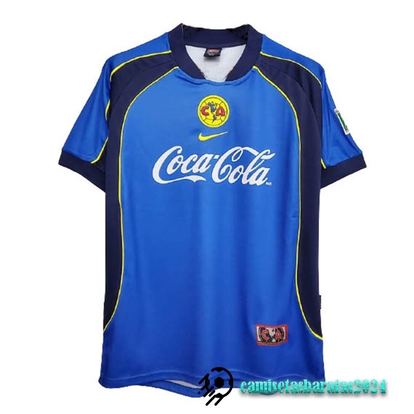 Replicas Segunda Camiseta América Retro 2001 2002 Azul