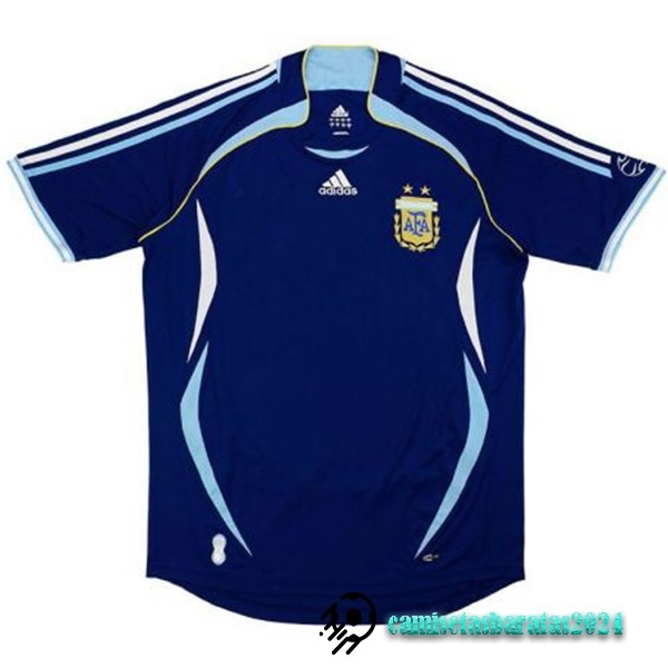 Replicas Segunda Camiseta Argentina Retro 2006 Azul