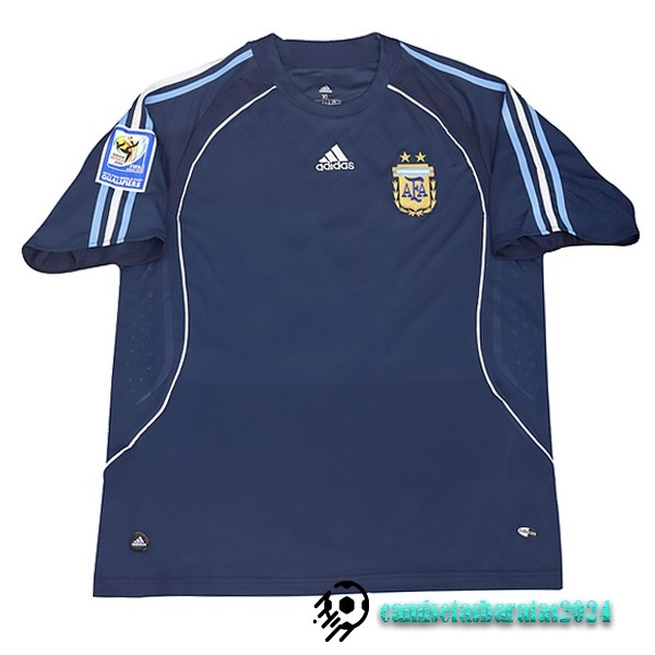 Replicas Segunda Camiseta Argentina Retro 2008 Azul