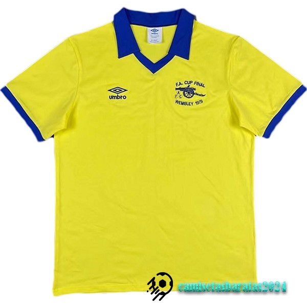 Replicas Segunda Camiseta Arsenal Retro 1971 Amarillo