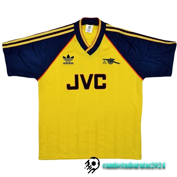 Replicas Segunda Camiseta Arsenal Retro 1988 1991 Amarillo